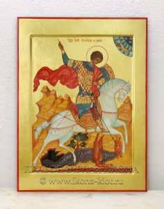 Икона «Георгий Победоносец (чудо о змие)» Благовещенск